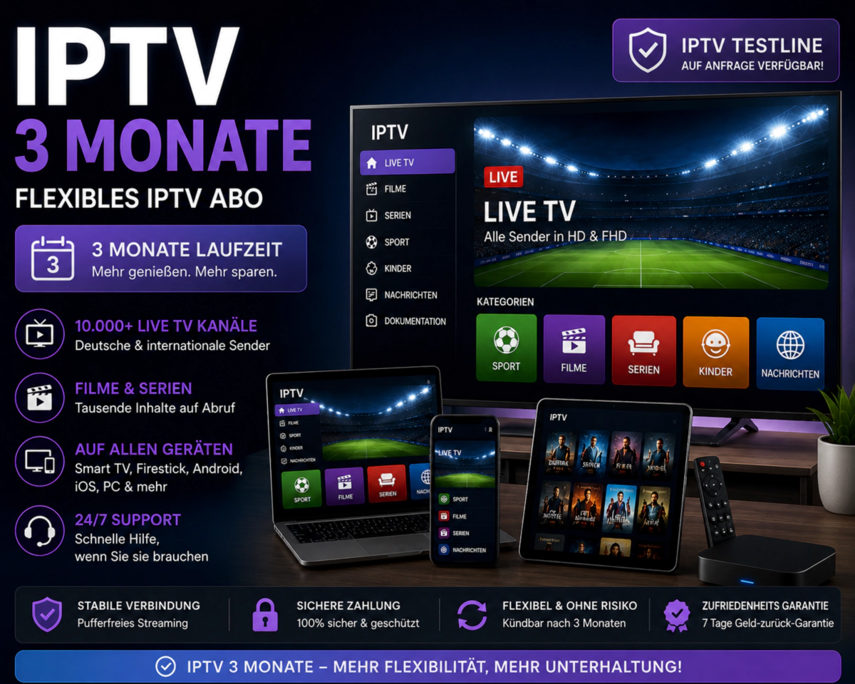 IPTV 3 Monate